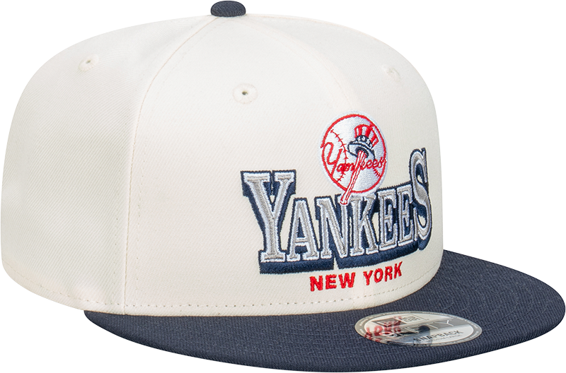 New Era New York Yankees 9Fifty Stack Script Chrome White OSFM_22129