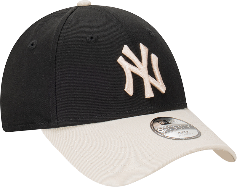 New Era New York Yankees 9Forty Child Kids Black Stone_22152