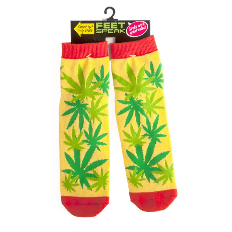 Feet Speak Weed Socks_2223