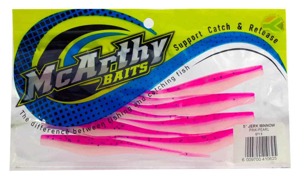 Macarthy Baits - Macarthy Baits Jerk Minnow | 7" | White Pearl
