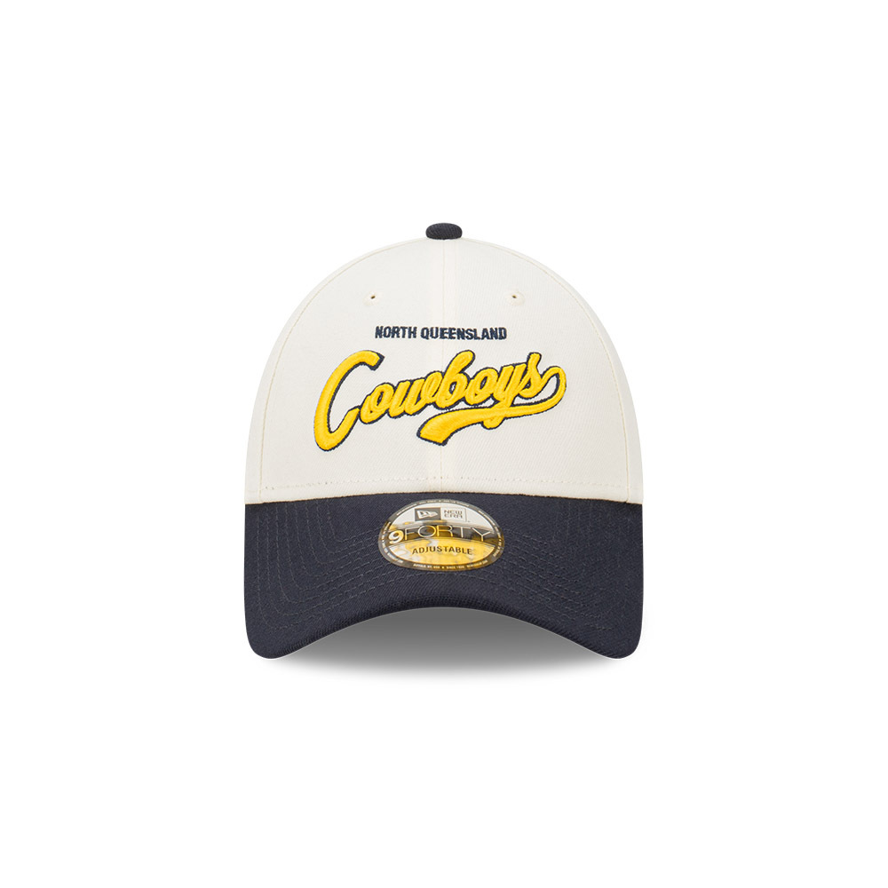 New Era - New Era North Queensland Cowboys 9Forty Two Tone Script Beige OSFM