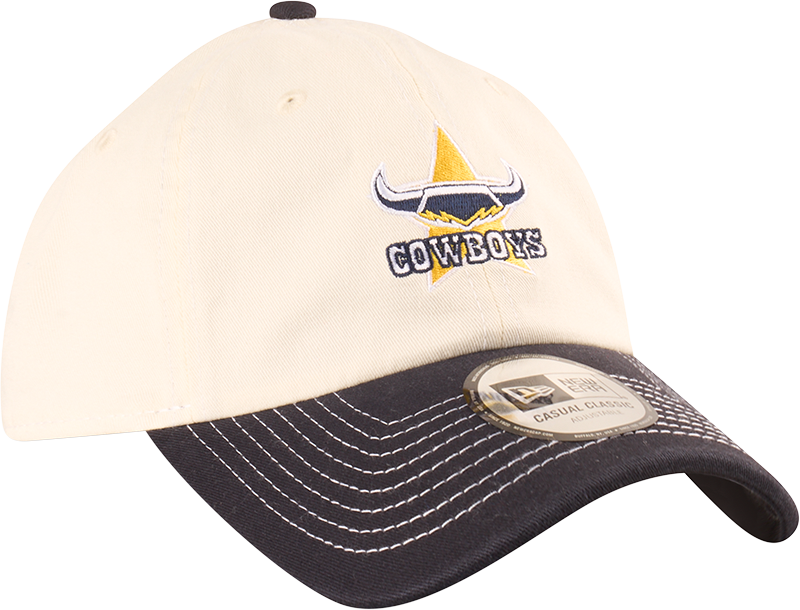 New Era North Queensland Cowboys Casual Classic Two Tone Chrome Contrast Beige OSFM_22504