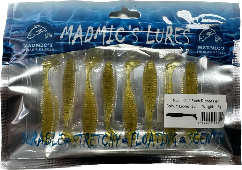 Madmic's 2.5in Ribbedfish | Leprechaun | 8 Pack_2252