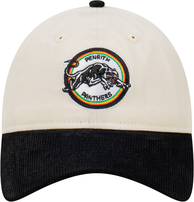 New Era - New Era Penrith Panthers 9Twenty Retro 2-Tone Cord Beige/Black OSFM