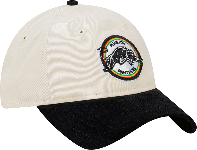 New Era - New Era Penrith Panthers 9Twenty Retro 2-Tone Cord Beige/Black OSFM