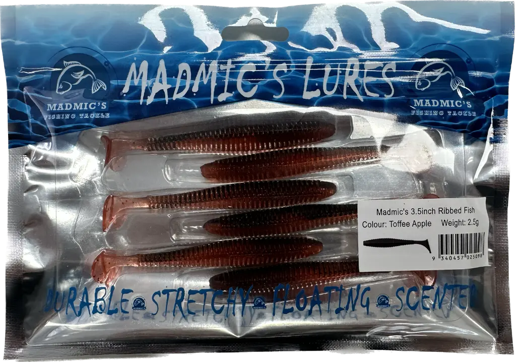 Madmic's 3.5in Ribbedfish | Toffee Apple | 6 Pack_2261