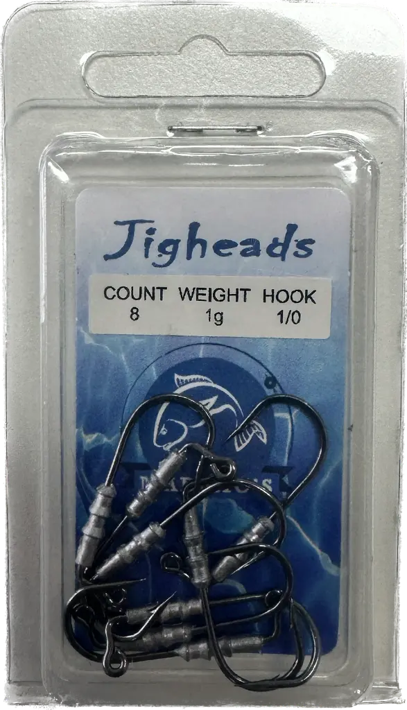 Madmic's Jighead 1g Hook | Size 1/0 | 6 Pack_2266