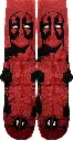 Licensed - Licensed Socks Deadpool Red & Black