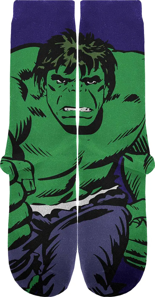 Licensed - Licensed Socks Hulk Purple & Green
