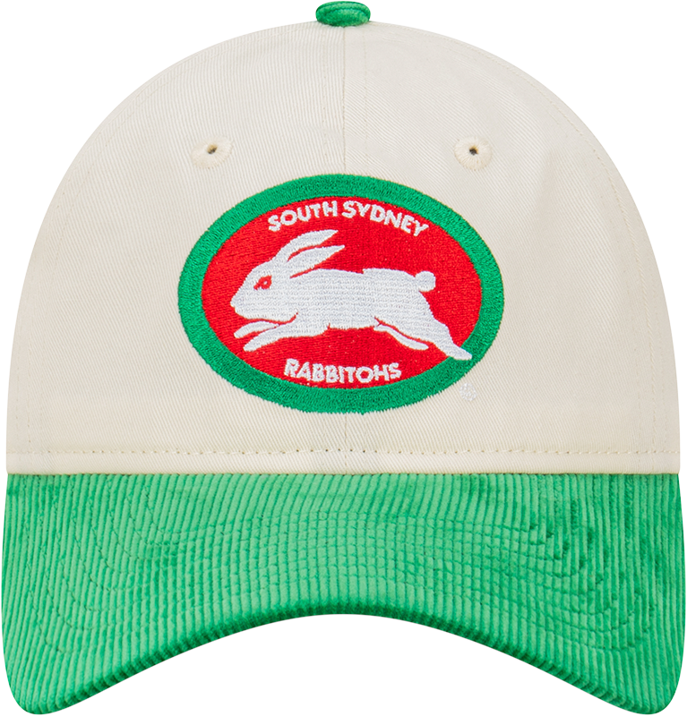 New Era - New Era South Sydney Rabbitohs 9Twenty Retro 2-Tone Cord Beige/Green OSFM