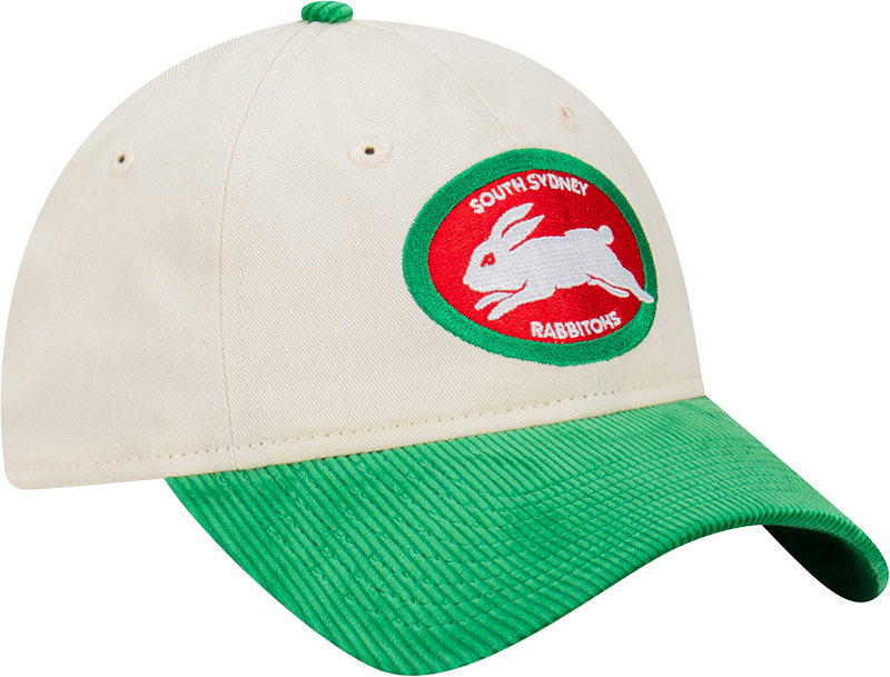 New Era - New Era South Sydney Rabbitohs 9Twenty Retro 2-Tone Cord Beige/Green OSFM