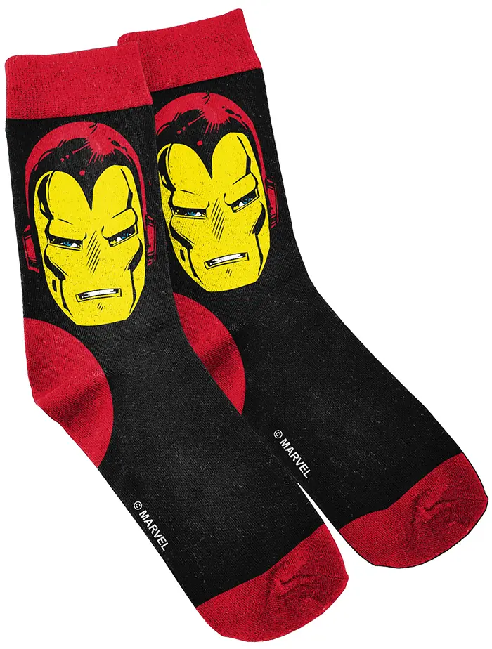 Licensed - Licensed Socks Ironman Red & Black