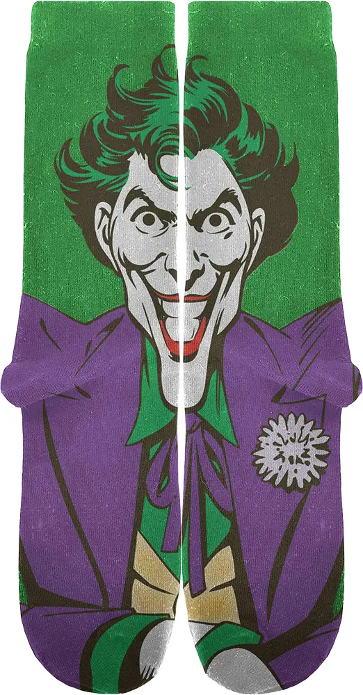 Licensed Socks Joker Green & Purple_2276