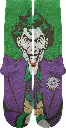 Licensed Socks Joker Green & Purple_2276