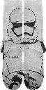 Licensed - Licensed Socks Star Wars Storm Trooper Black & White