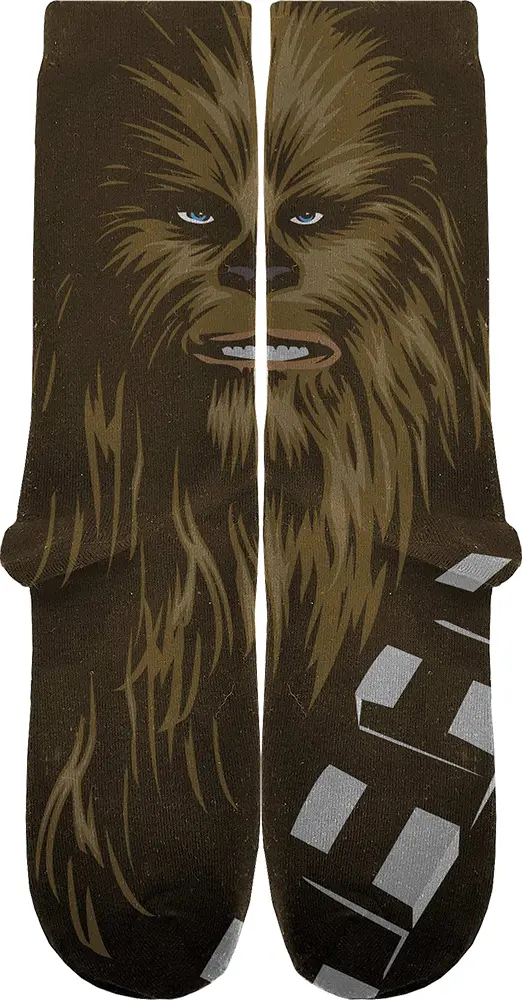 Licensed Socks Star Wars Wooky Brown_2280