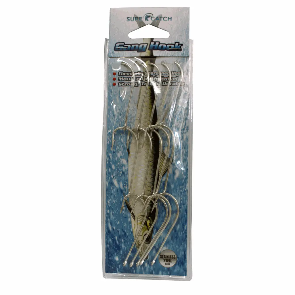 SureCatch Gang Hooks | Size 5/0 | 5 Pack_2433