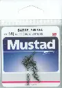 Mustad - Mustad Barrel Swivel Black | Size 14 | 22lb-10kg | 10 Pack