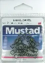 Mustad Barrel Swivel Black | Size 2 | 93lb-42kg | 10 Pack_2440