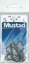 Mustad O'Shaughnessy Live Bait Hook Black | Size 2/0 | 8 Pack_2493