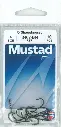Mustad O'Shaughnessy Live Bait Hook Black | Size 4 | 10 Pack_2494