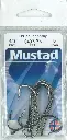 Mustad O'Shaughnessy Live Bait Hook Black | Size 4/0 | 8 Pack_2495