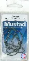 Mustad - Mustad Wide Gap Hook Black | Size 4/0 | 8 Pack