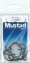 Mustad Wide Gap Hook Black | Size 2 | 10 Pack_2506