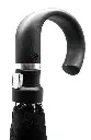 Drizzle - Drizzle 2 Fold Hook Umbrella Black