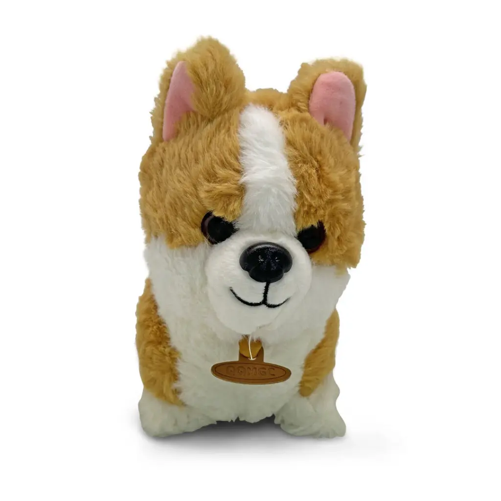 Mini Mates Corgi Large Plush | Tan/White | 25cm_2793