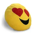 Mini Mates - Mini Mates Heart Eye Emoji Plush Pillow | 39.5cm