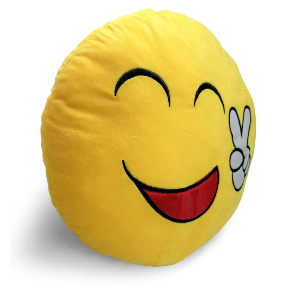 Mini Mates - Mini Mates Peace Emoji Plush Pillow | 39.5cm