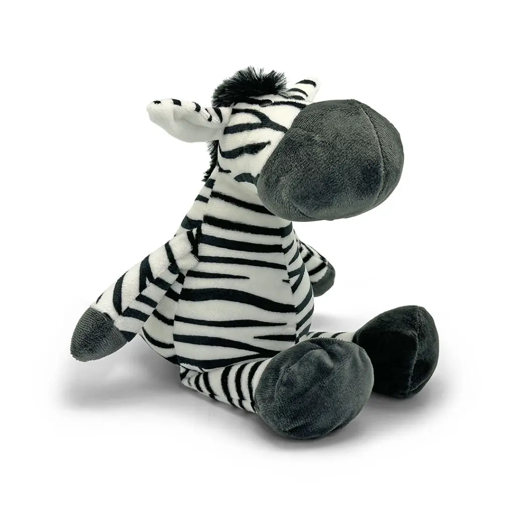 Mini Mates - Mini Mates Zebra Large Plush | Black/White | 27cm
