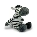 Mini Mates Zebra Large Plush | Black/White | 27cm_2979