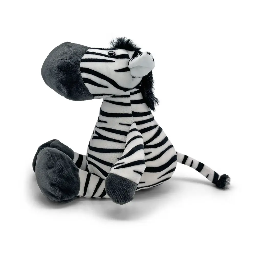 Mini Mates - Mini Mates Zebra Large Plush | Black/White | 27cm
