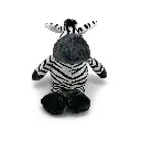 Mini Mates - Mini Mates Zebra Large Plush | Black/White | 27cm