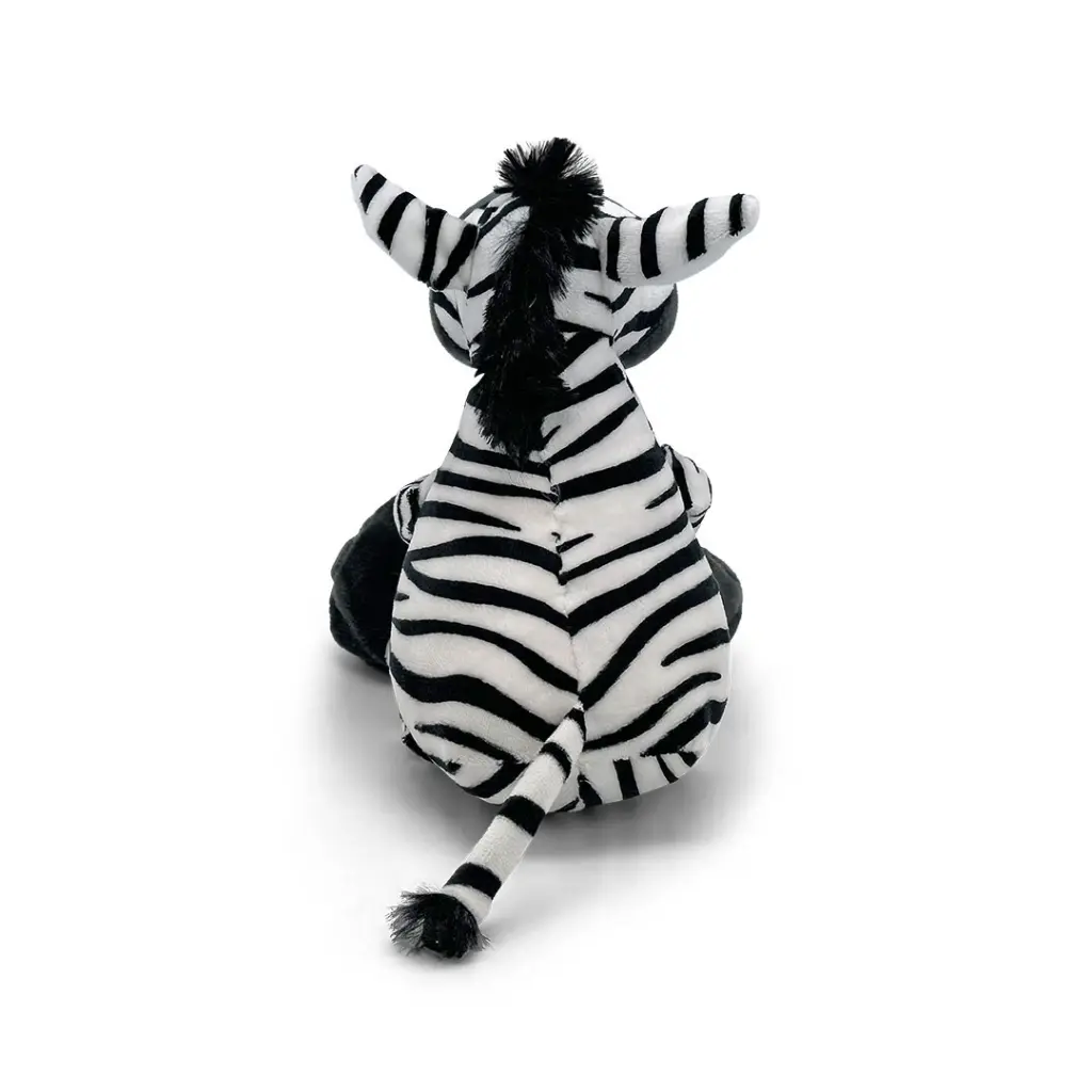 Mini Mates Zebra Large Plush | Black/White | 27cm_2982