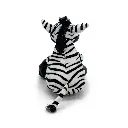 Mini Mates Zebra Large Plush | Black/White | 27cm_2982