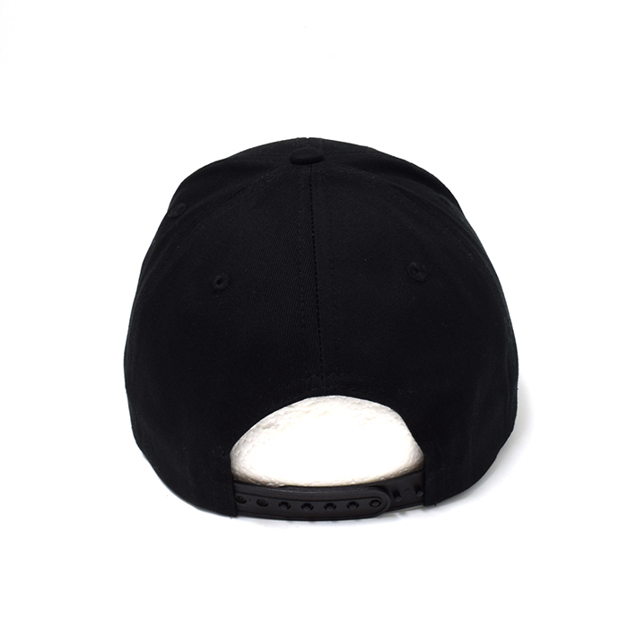 Rocko's 6 Panel Cap Wedgetail Black_32767