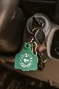 Ringers Western Cattle Tag Keyring Burgundy_3972