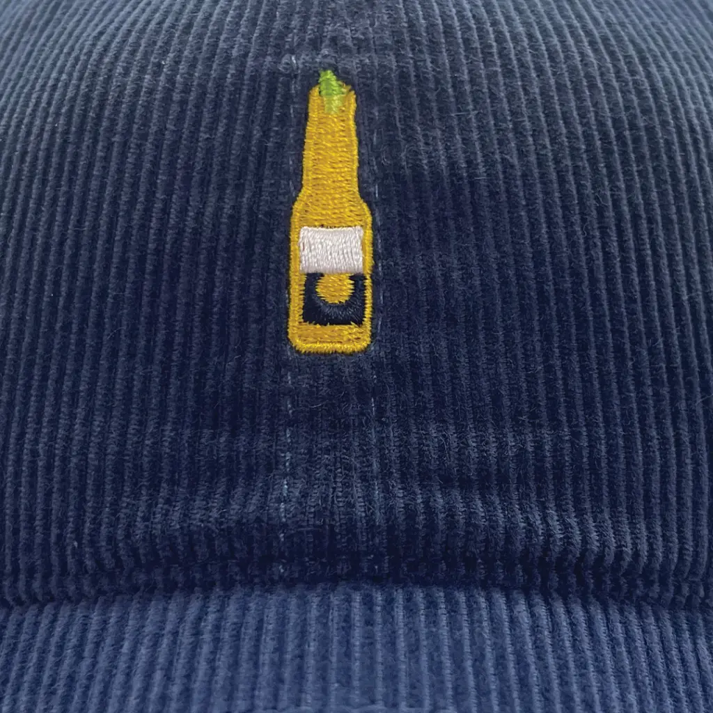 American Needle - American Needle Corona Micro Embroidery Corduroy Slouch Navy OSFA ACOR832 -NVY-OSFA