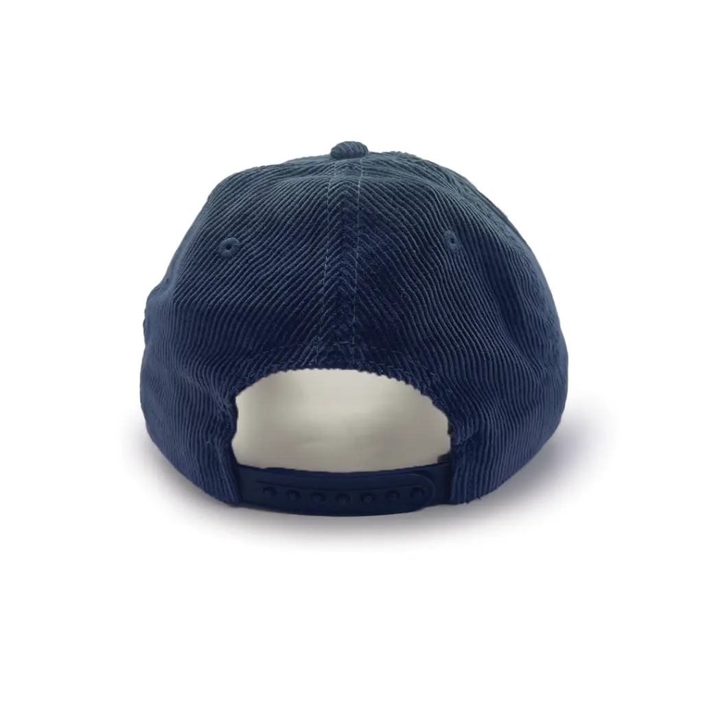 American Needle - American Needle Corona Micro Embroidery Corduroy Slouch Navy OSFA ACOR832 -NVY-OSFA