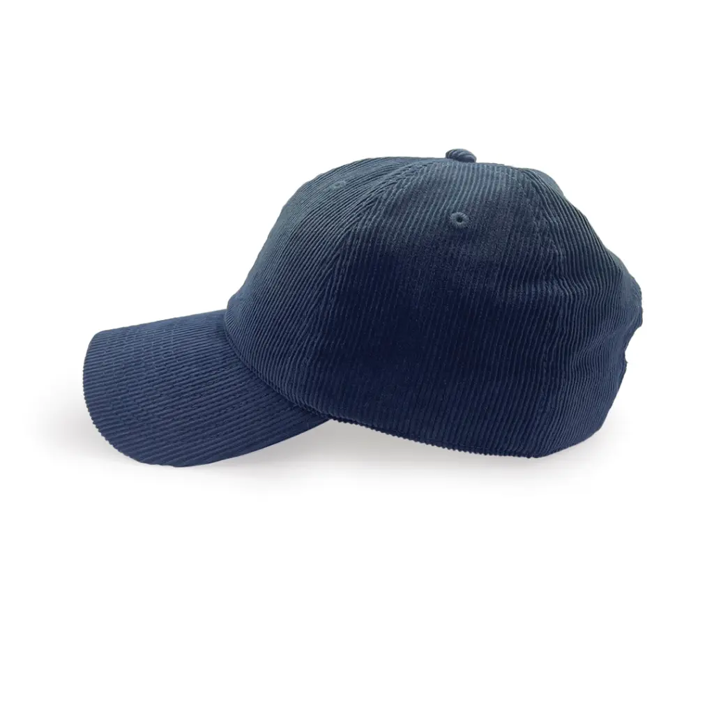 American Needle - American Needle Corona Micro Embroidery Corduroy Slouch Navy OSFA ACOR832 -NVY-OSFA