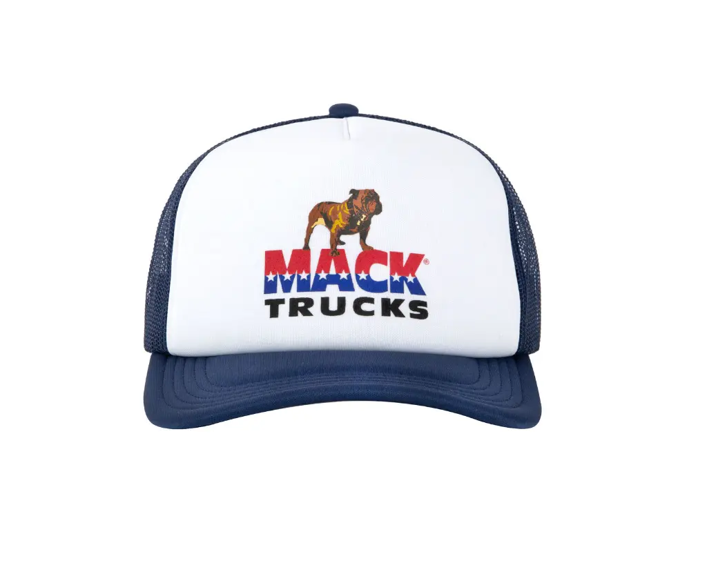 American Needle Mack Roscoe Foamy Trucker White/Navy OSFM_4068