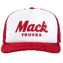 American Needle - American Needle Mack Trucks Big Red Roscoe Foamy Trucker White / Red OSFA AMAC761-WRED-OSFA