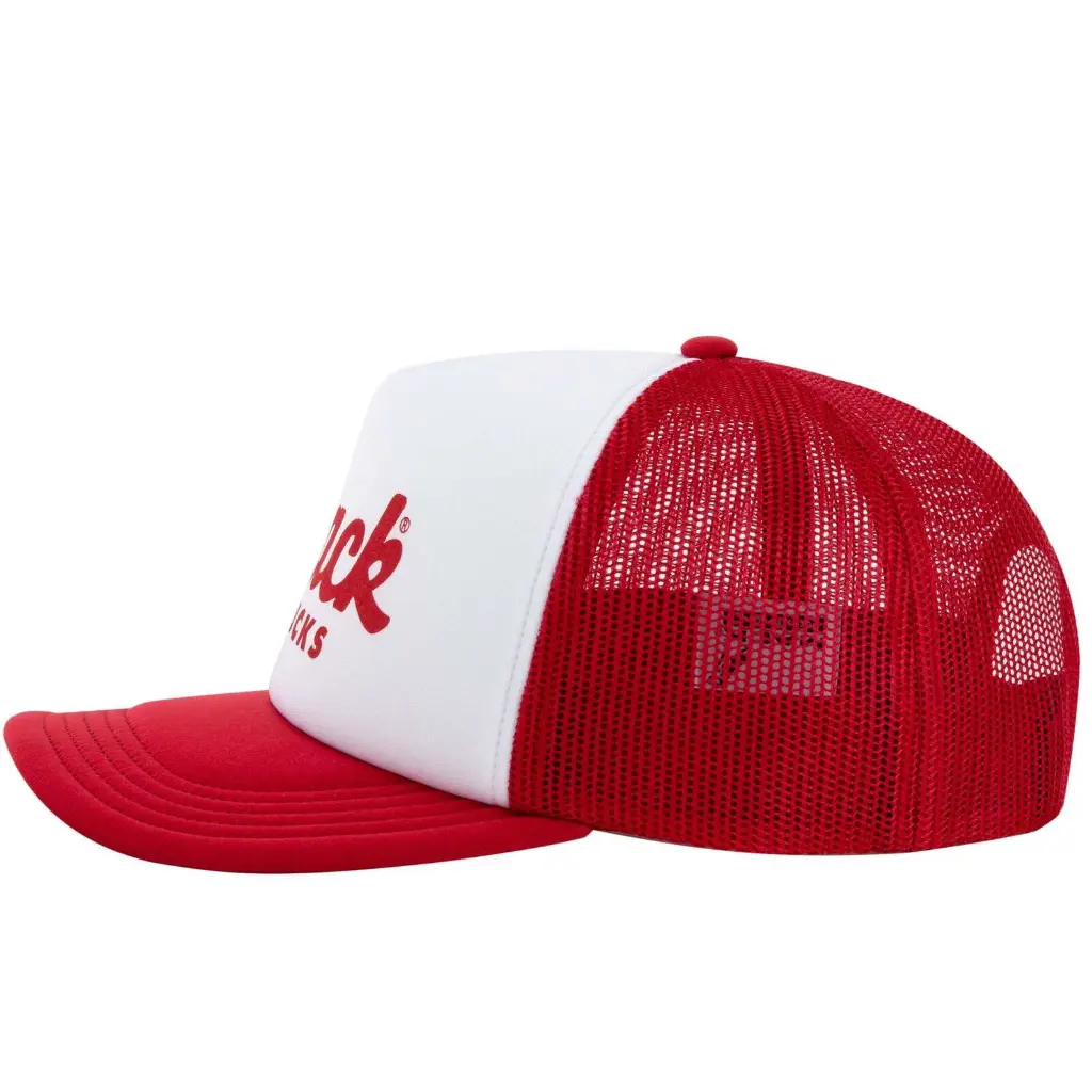 American Needle - American Needle Mack Trucks Big Red Roscoe Foamy Trucker White / Red OSFA AMAC761-WRED-OSFA