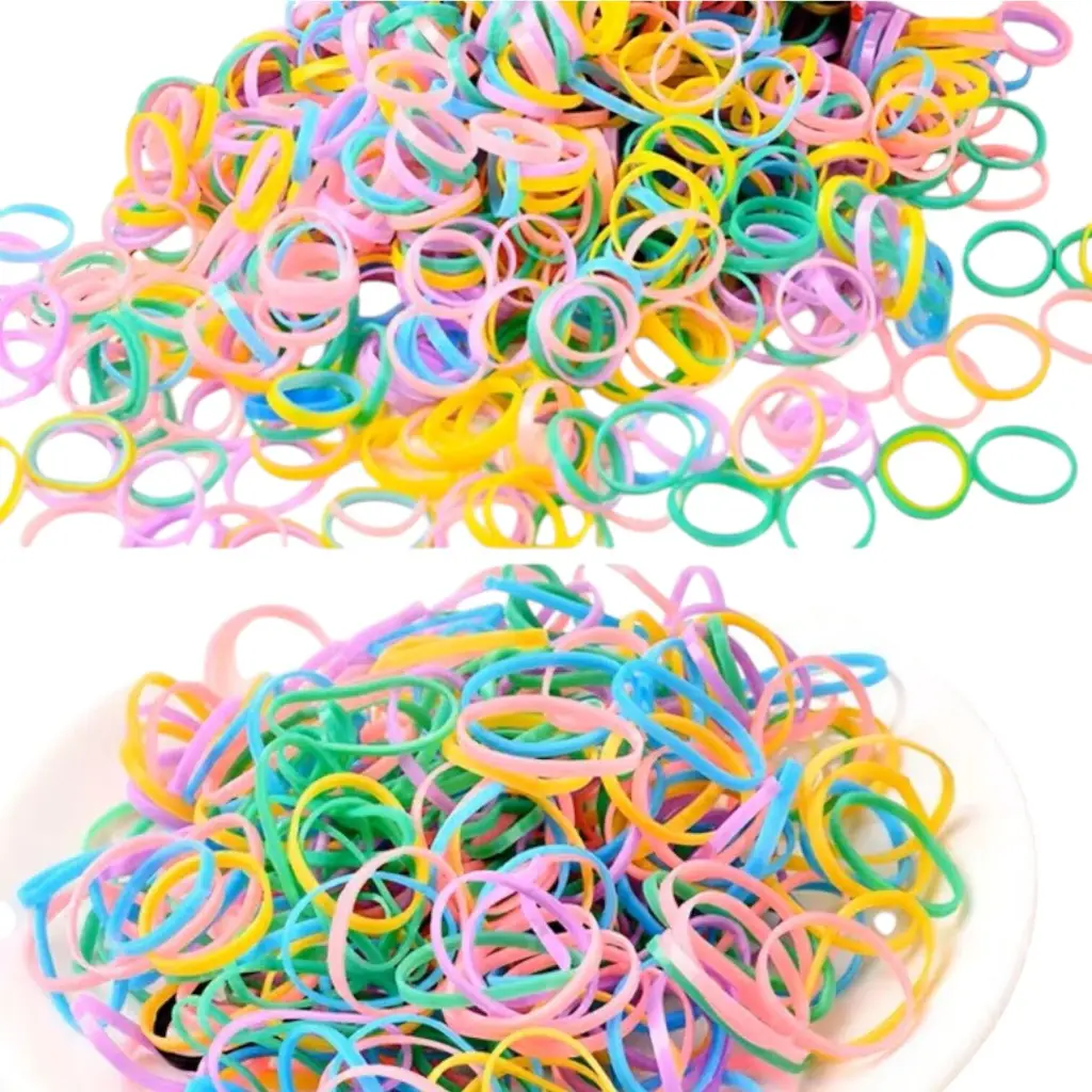 What You Need - 1000 Pack Multicolour Rubber Bands