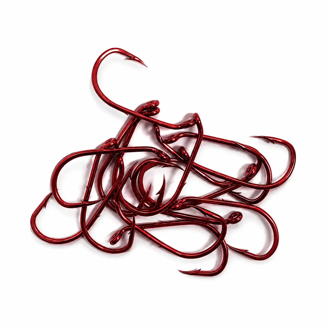 Mangrove Jacks - Mangrove Jacks Baitholder Hook Red | Size 8 | 15 Pack