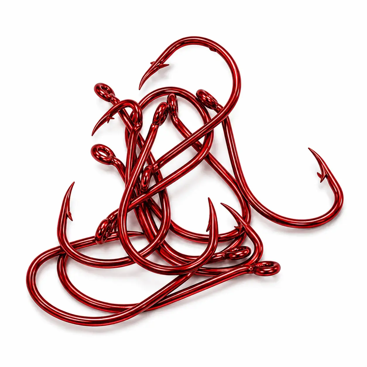 Mangrove Jacks - Mangrove Jacks Suicide Hook Red | Size 1/0 | 10 Pack