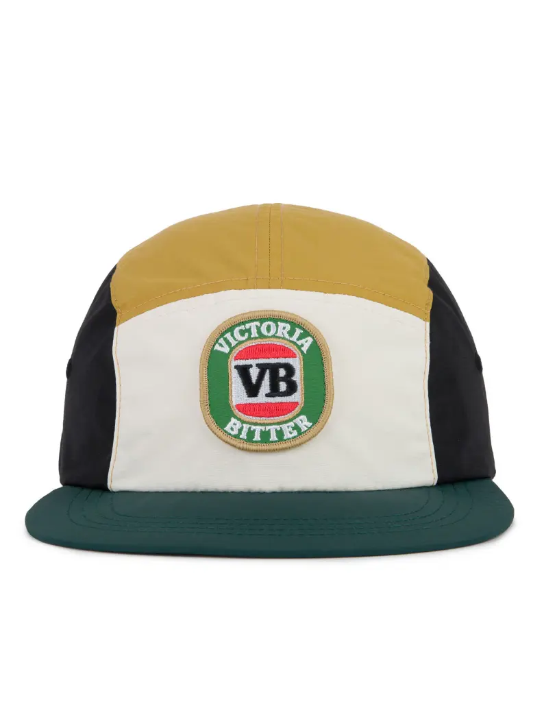 American Needle Victoria Bitter Nylon Athletic Multi Black/Beige/Green/Mustard OSFM_4197